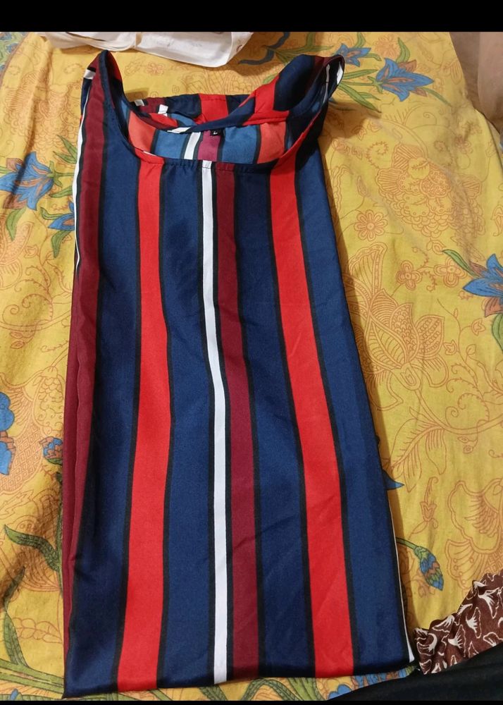 Multicolored Round Neck Kurta