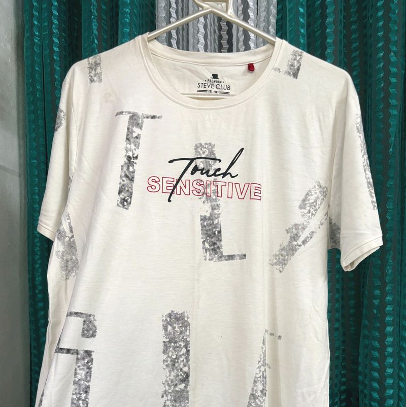 Steve Club Premium White Tshirt