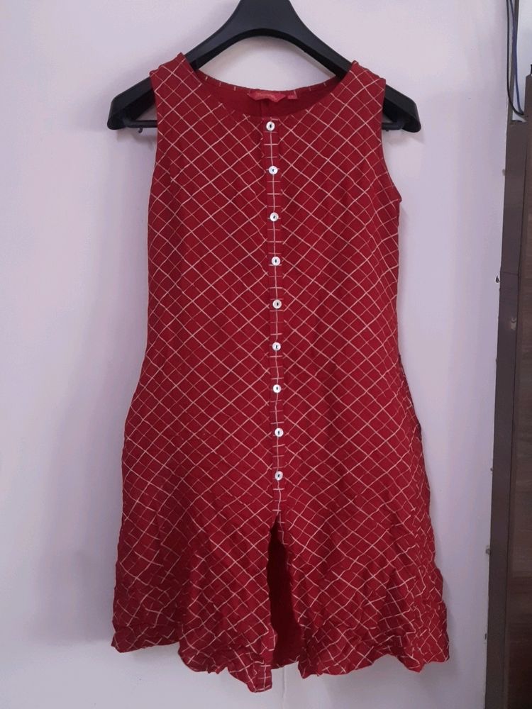 Red Kurti For Daily Use