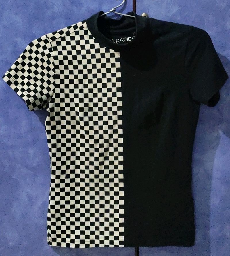 Shein Inspired Checkered Top