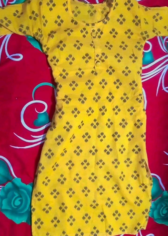 ✨ Yellow Kurti 💛