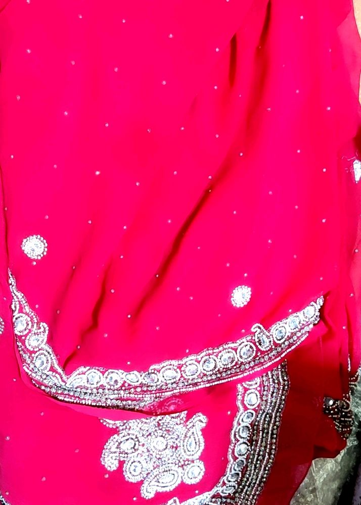 Stone Work Saree