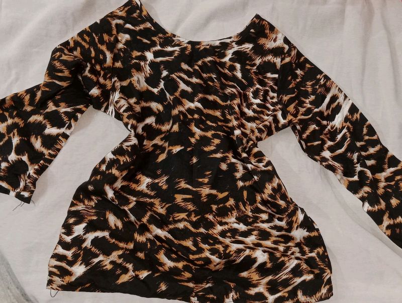 y2k leopard top [sale HM]