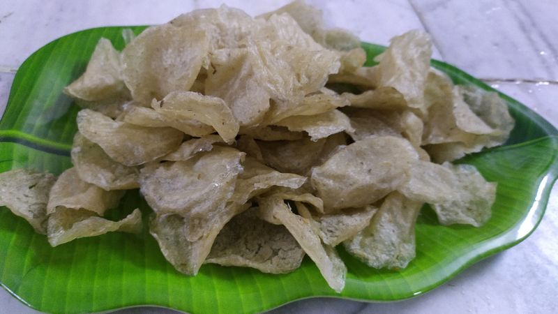 Homemade Rice Papad