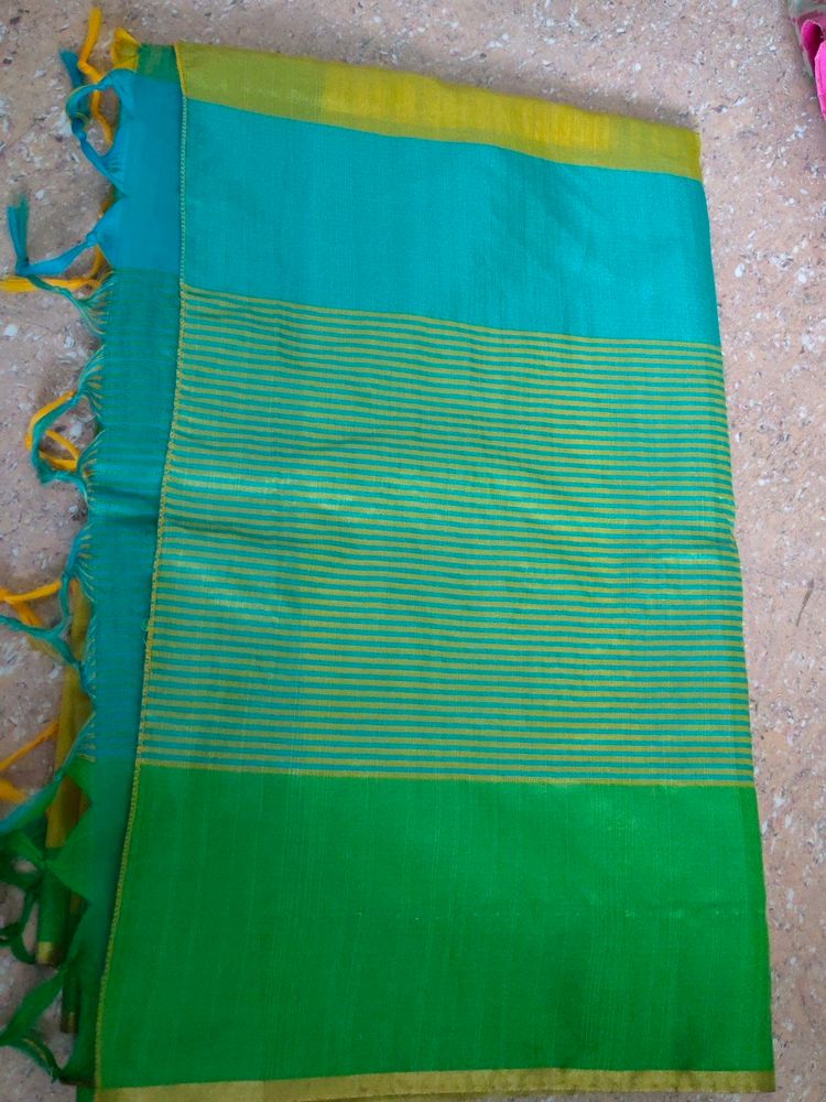 Cool Color Shade Saree