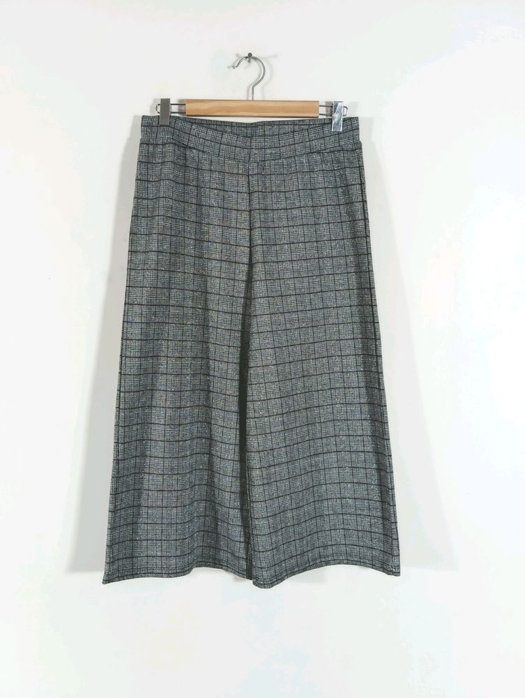 Grey Checks Casual Pant (Women)