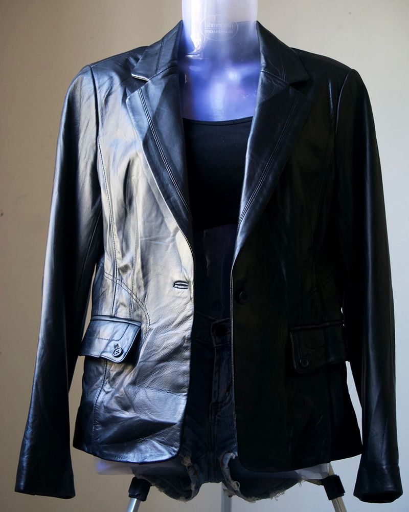 Sheepskin Leather Blazer