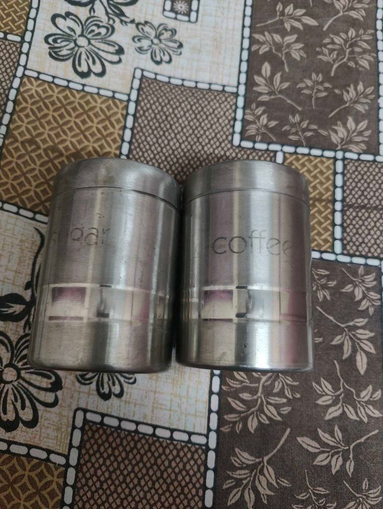 Steel Coffee & Sugar Container 500gm