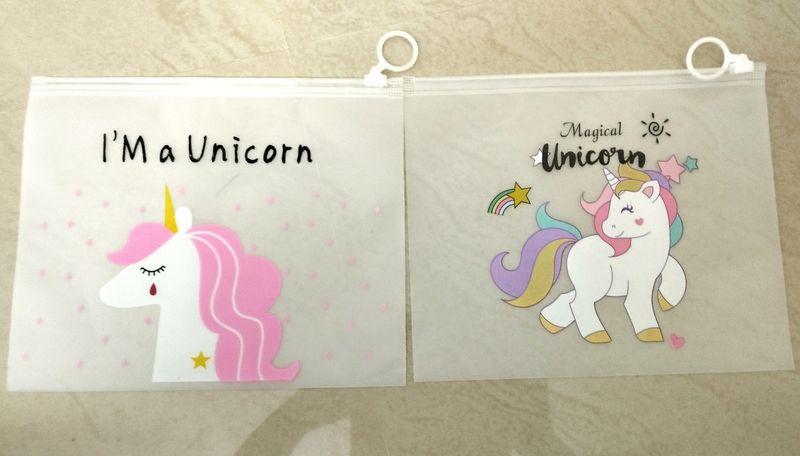 6 Pcs🦄Unicorn and Avengers Silicon Pouch for Kids