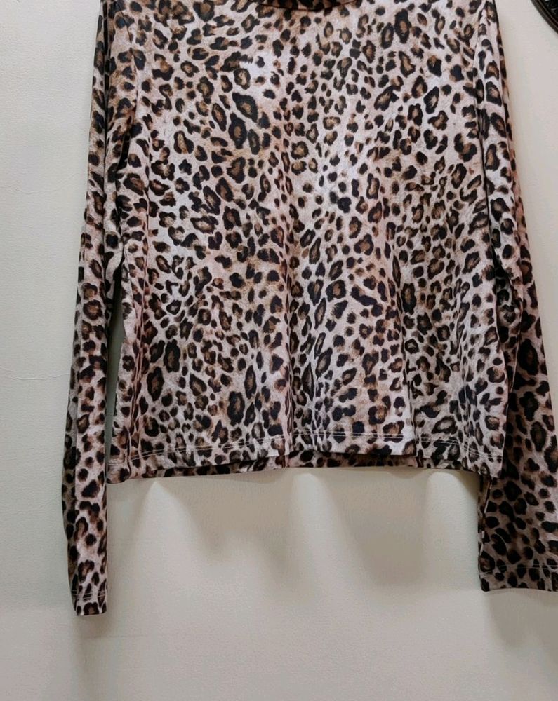 Tiger Print Top