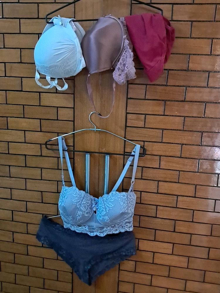 Combo Of  Five  Bra N Panty