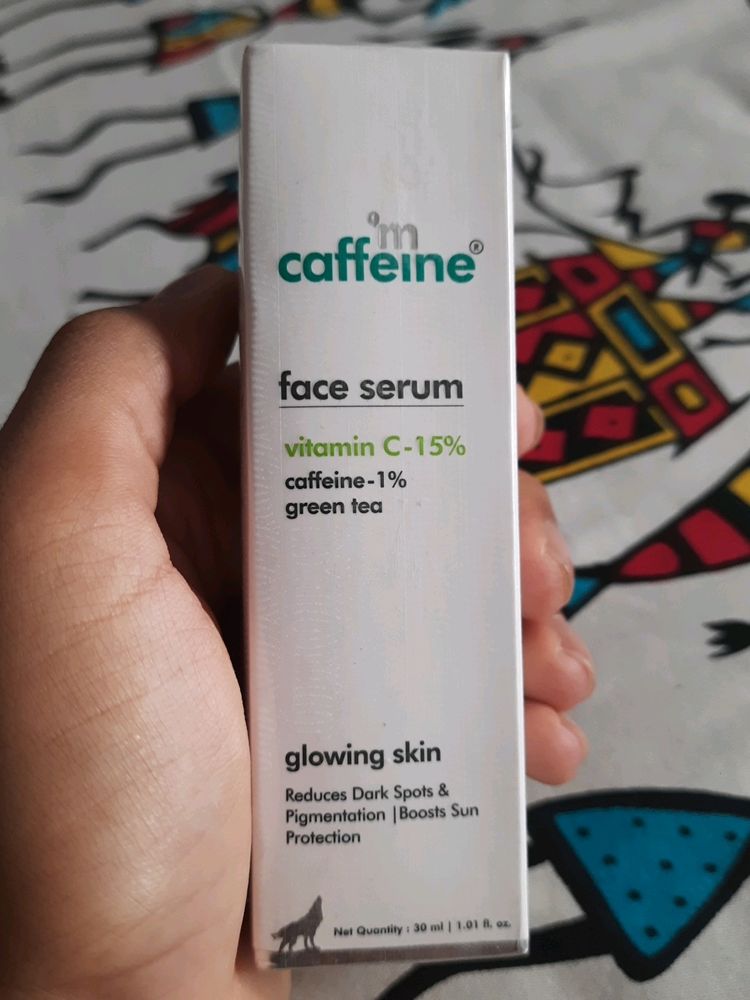 Mcaffeine Green Tea & Vitamin-C Face Serum, 30ml, Sealed