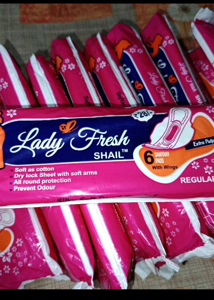 Lady Fresh Shail Sanitary Napkin.