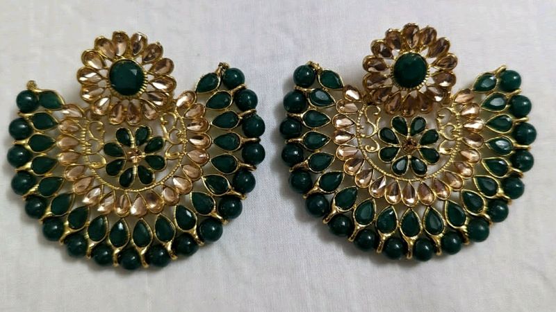 Green Earrings