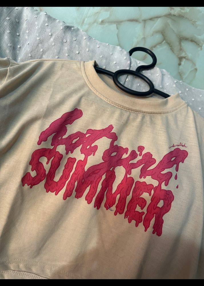 Crop Summer T Shirt