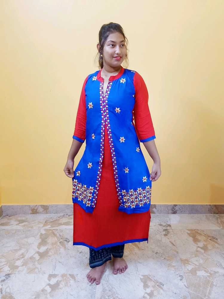 Kurti with Jacket Dress