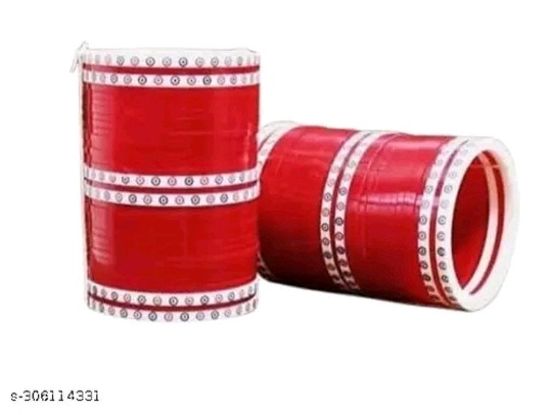 Red Designer Chura Bridal Punjabi Choora Fashion