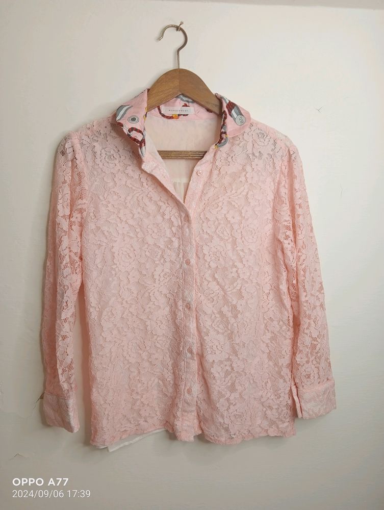 Pink Casual Shirt Top (Girl' s)