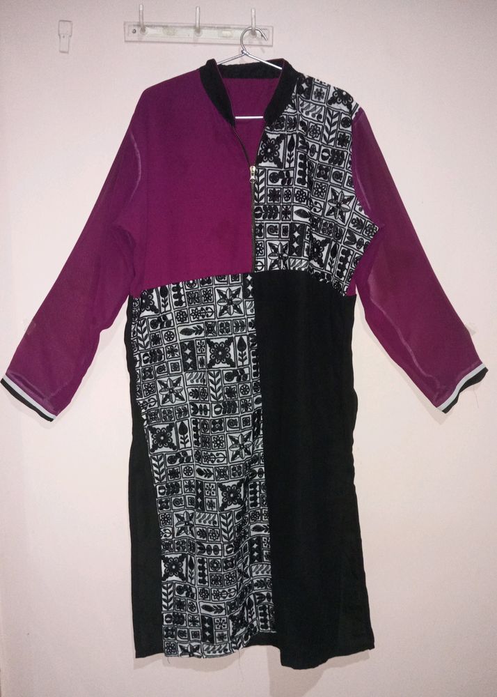 Price Drop 📢📢Kurti With Front Zip