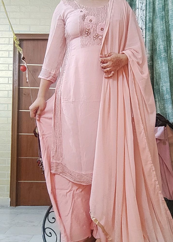 Diwali offer🥳Plazo Kurti With Dupatta