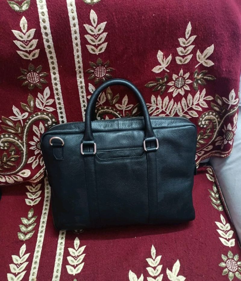 Genuine Leather Laptop Cum Office Bag