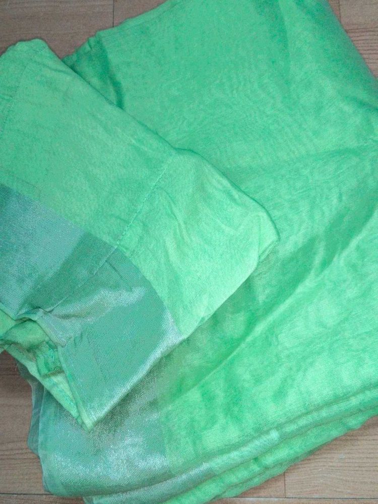 Cotton Chiffon Saree