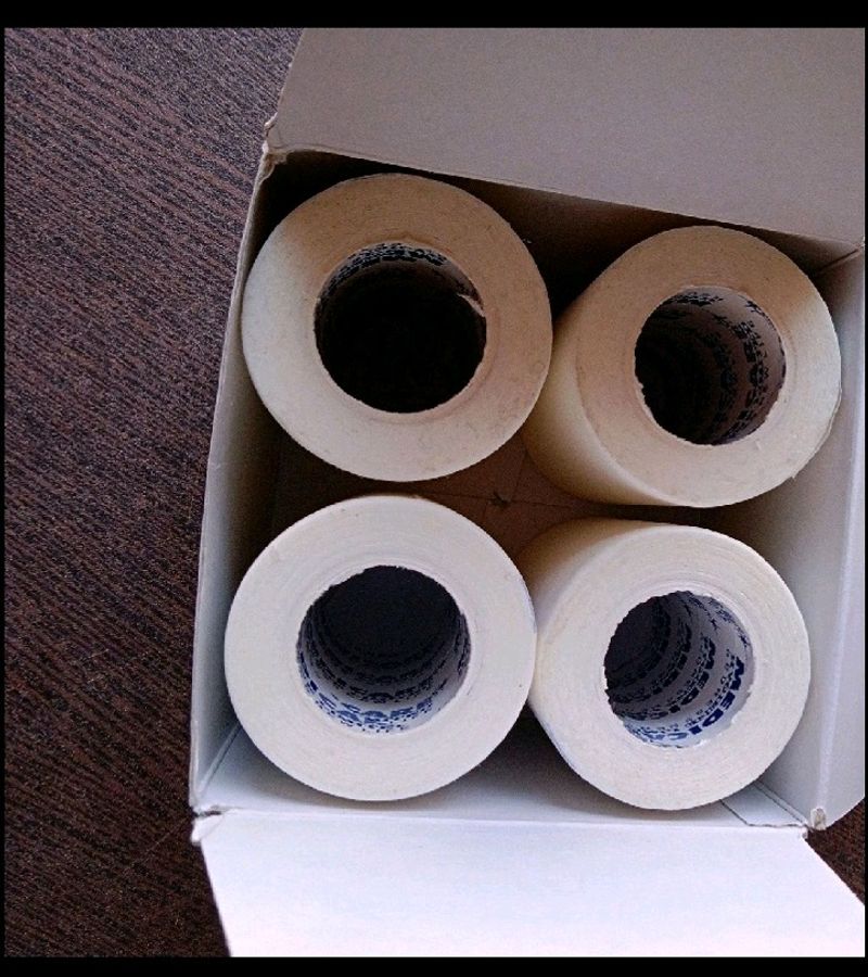 Surgical Tape 4 rolls, Width 7.5 CM, Length 9.1 mt