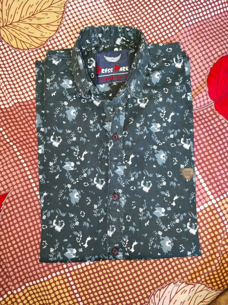 Black Printed Used Shirt