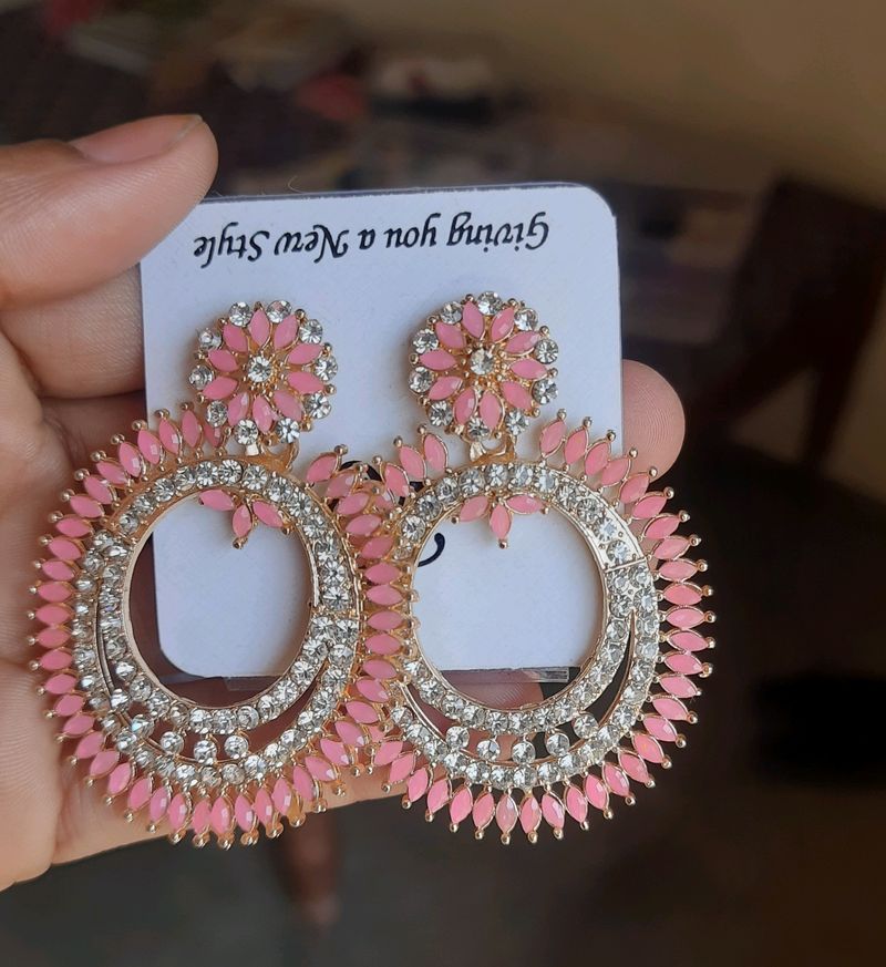 Pink Earrings