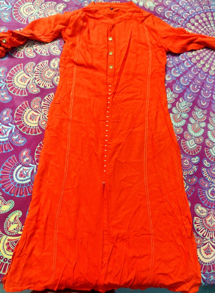 Orange Kurti