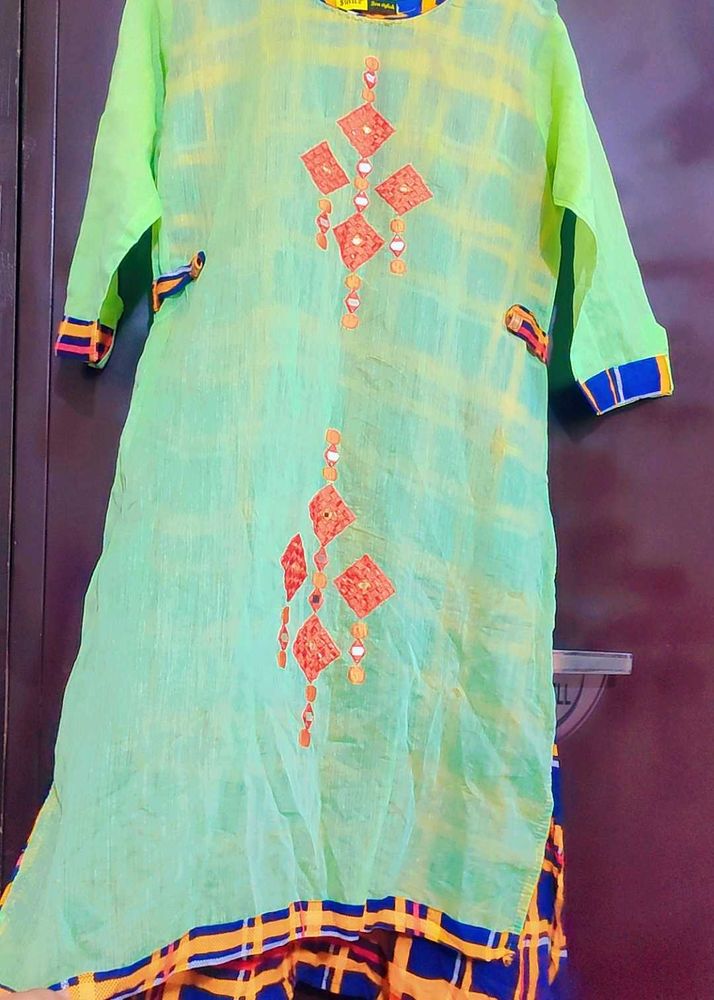 Multi Printed Kurti For Girl Or Woman 40 Bust