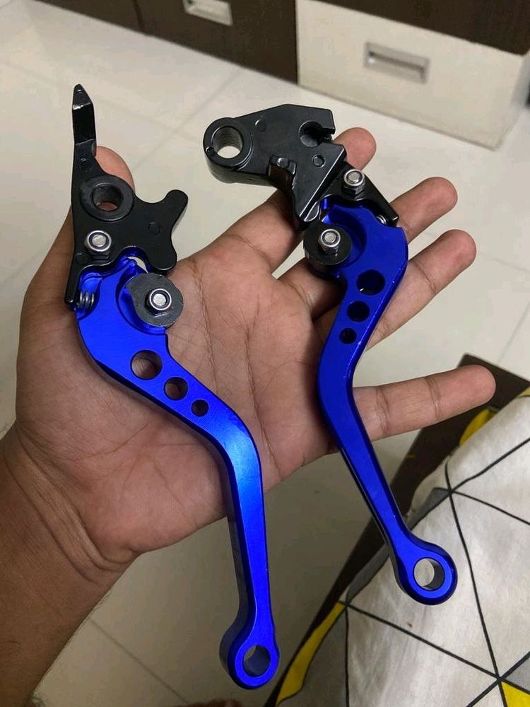 ABS Adjustable Brake Clutch Lever (Blue)