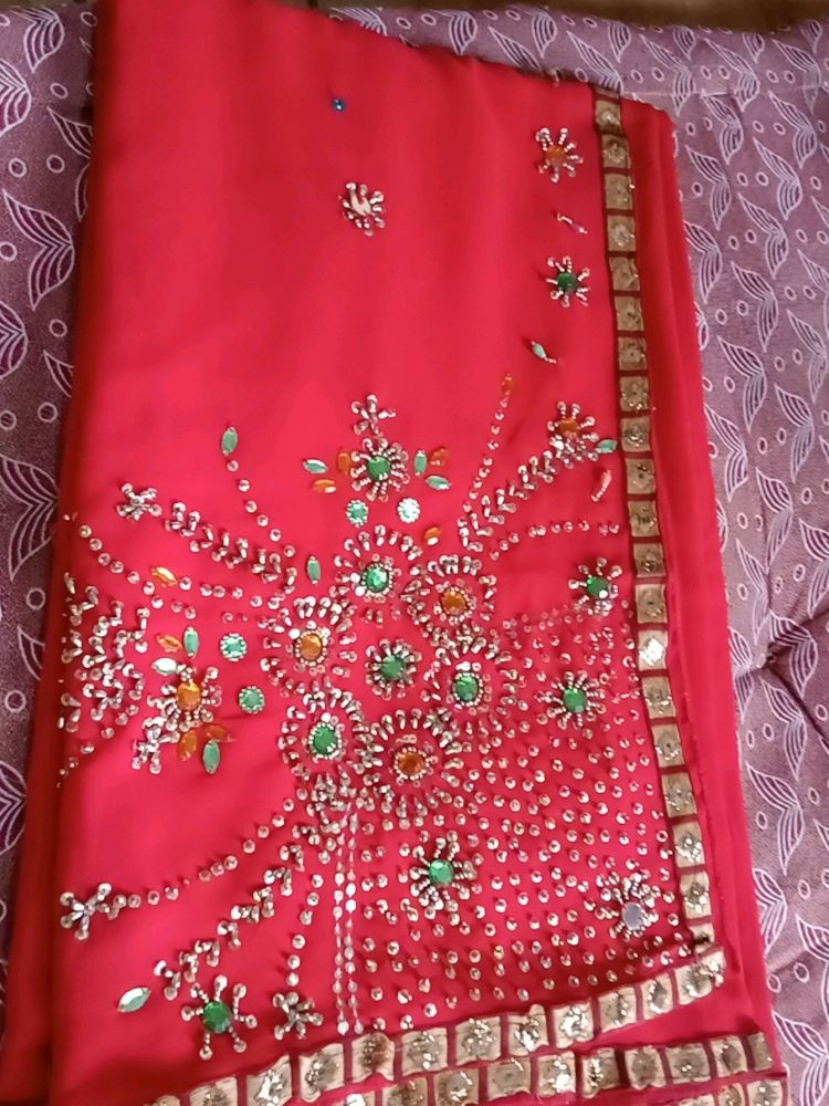 Red Colour Saree