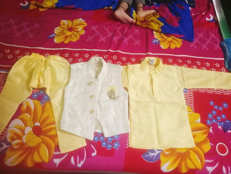 3 Pc Kurta Set Boy