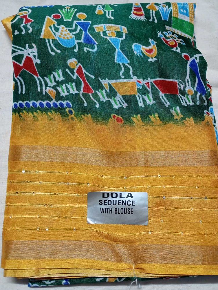 Dollo Silk Sequence Saree