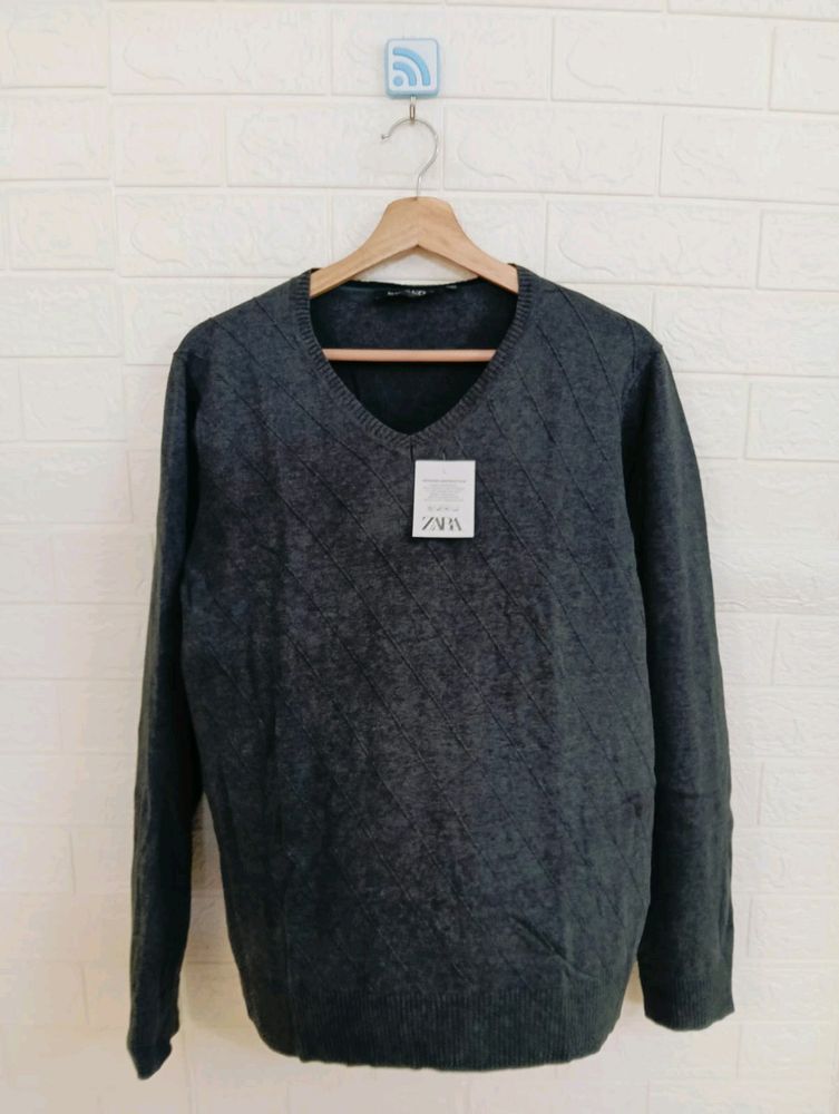 Mens Grey Sweater