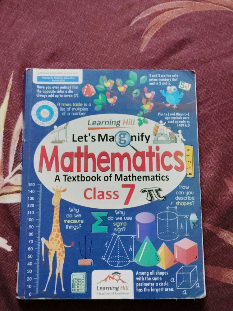 Mathematics CBSE For Class 7