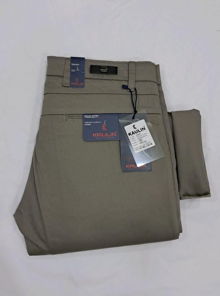 Kaulin 1024 Men Wolf Pack Grey Narrow Fit Trouser