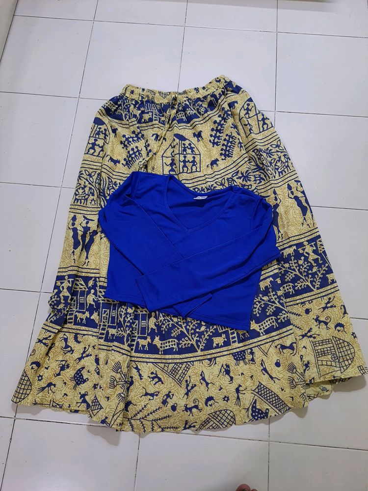 Women Skirt With Top