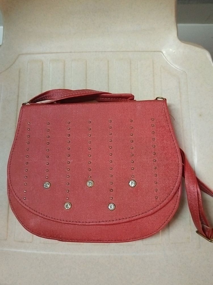 Light Red Sling Bag...