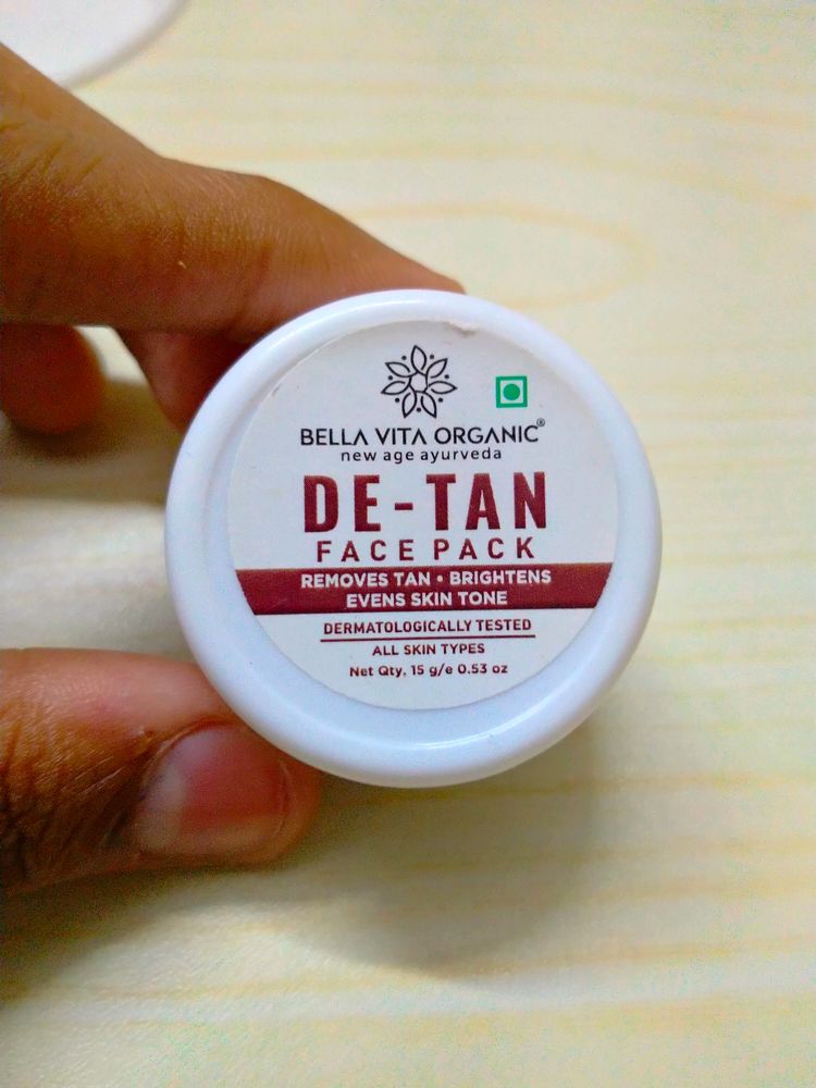 Bella Vitta Organic De Tan Face Packiy