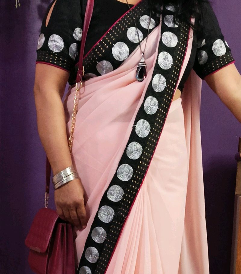 Pretty Pink Saree