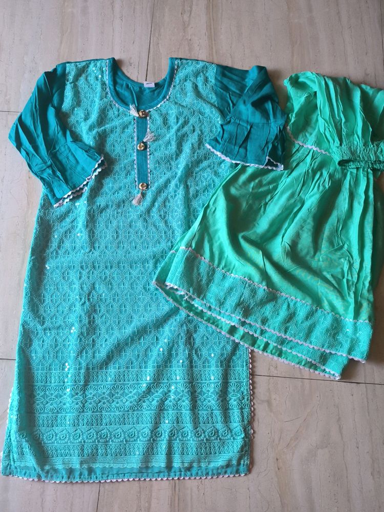 Kurta Sharara Set, New Without Tag Only Cash