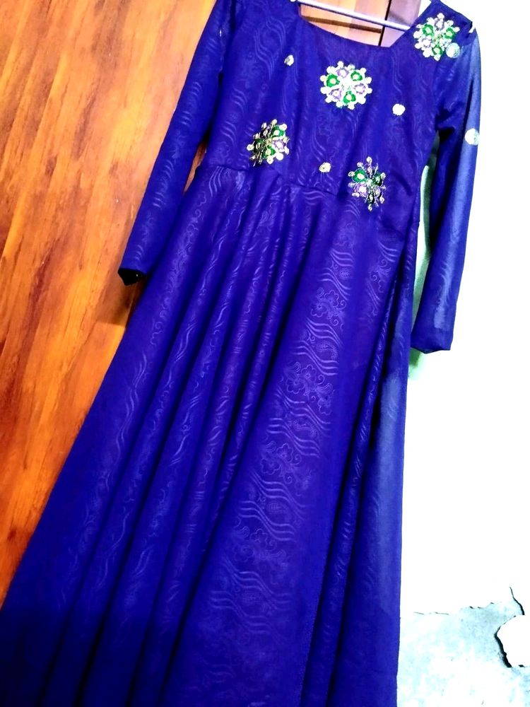 Flared Anarkali  With Dupatta 💜💜