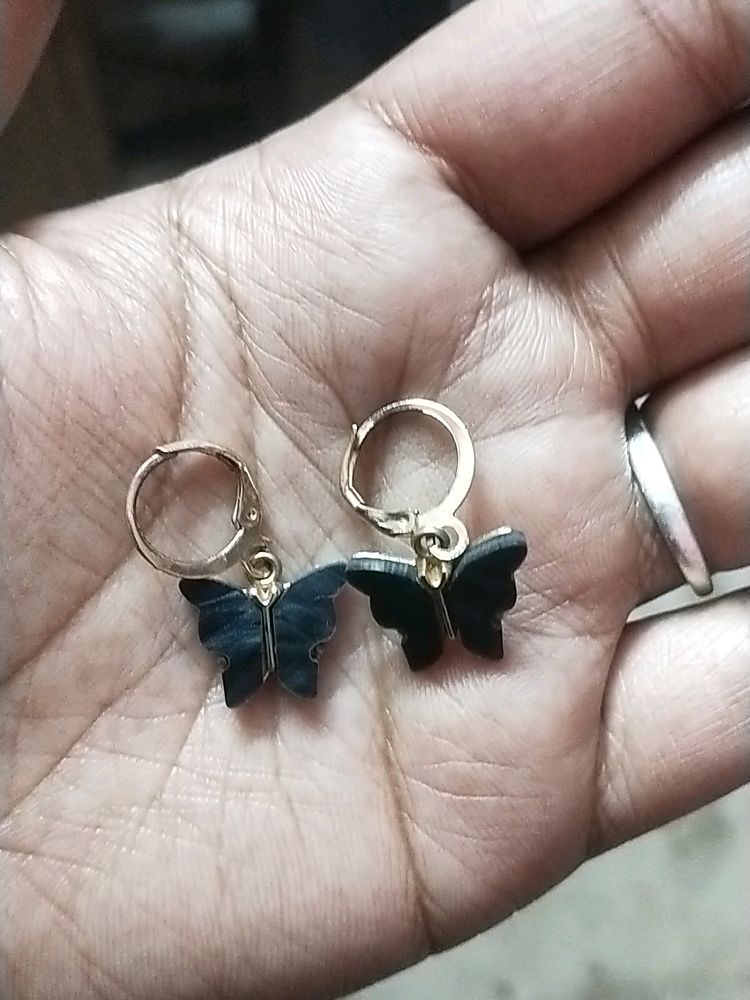 Butterfly Blue Earrings