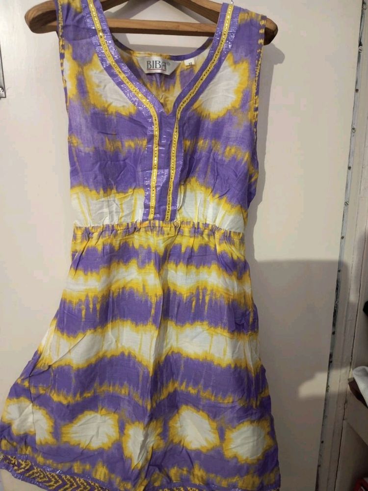 Mini printed Dress