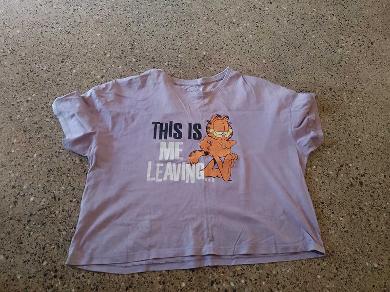 Purple Garfield Tshirt