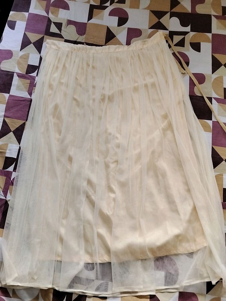 Gold Ethnic Skirt