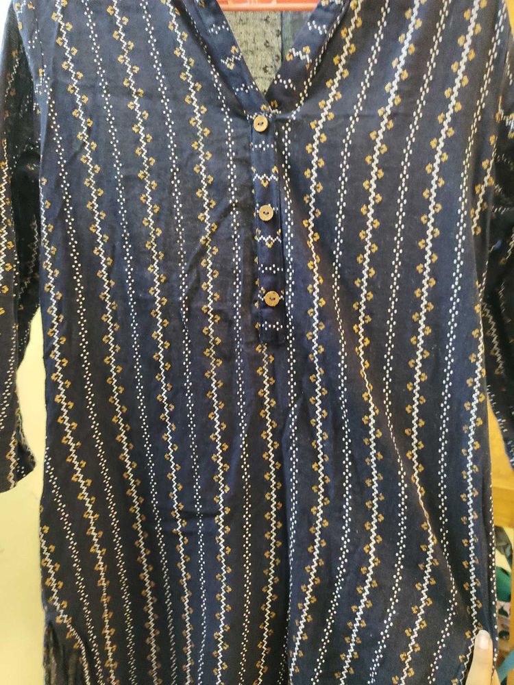 Navy Blue Kurta