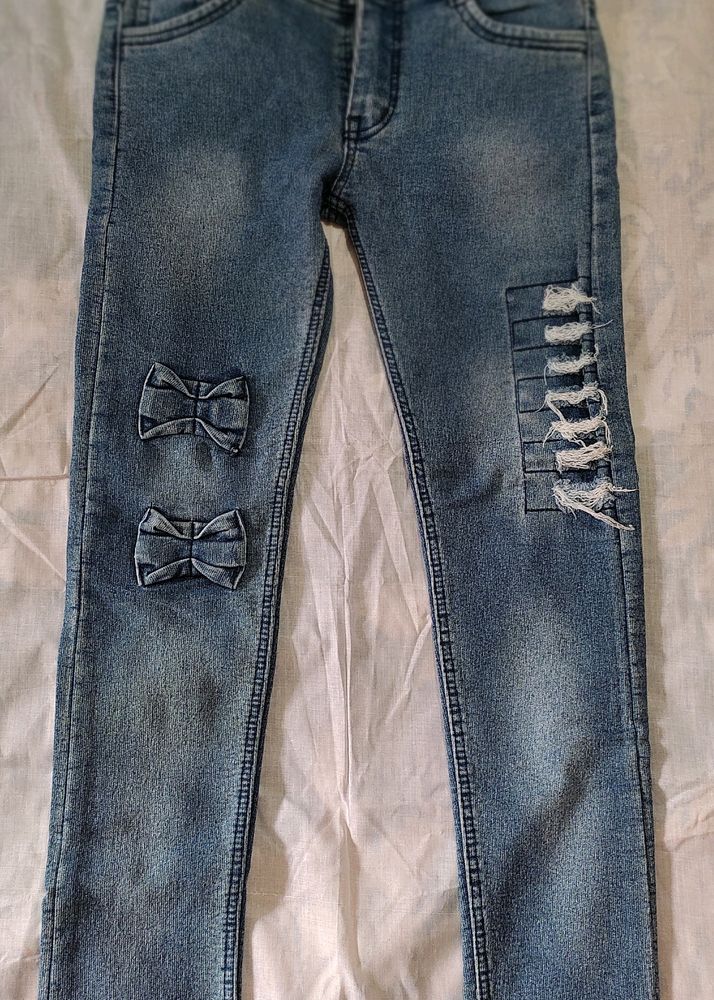 Blue High Waist Jeans